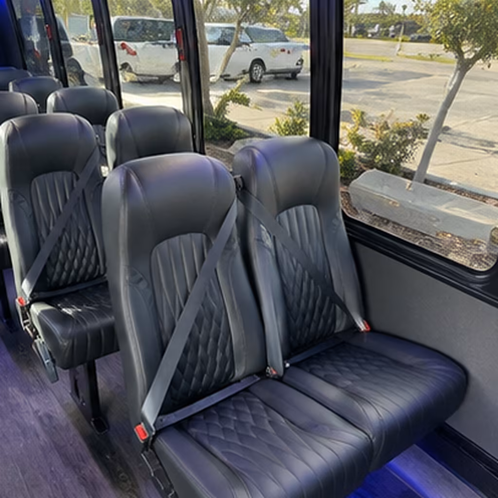 30 passenger minibus inside