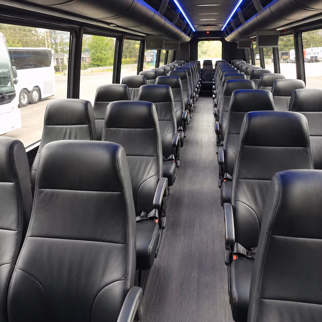 away game charter buses and long distance fan travel from newton