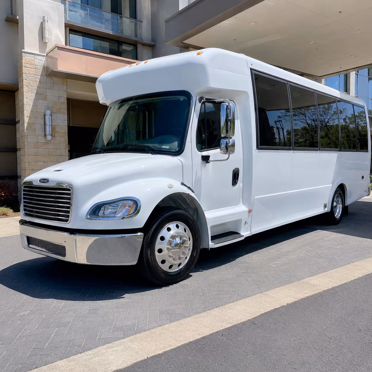 corporate airport transfer buses between newton and logan international