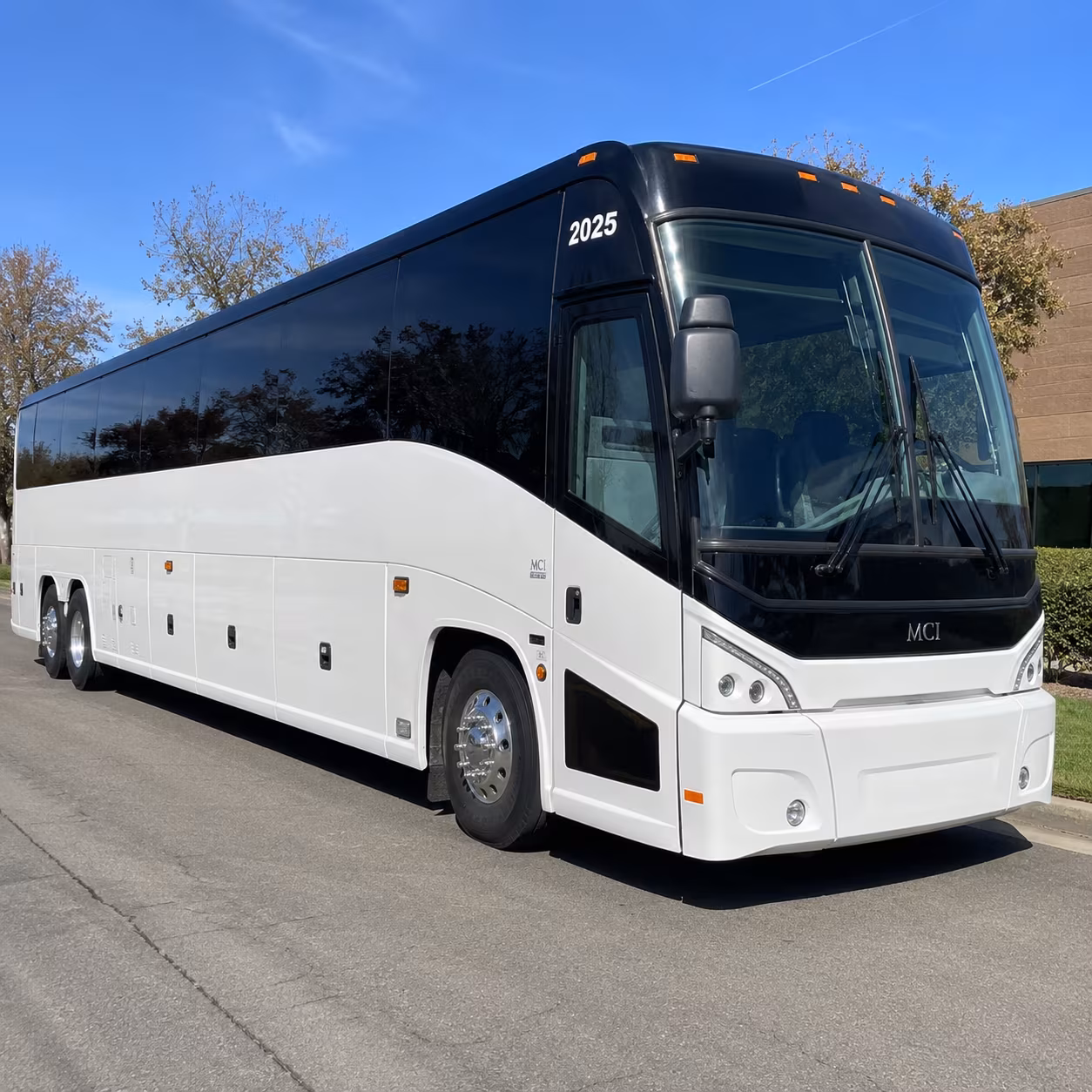 newton 56 passenger charter bus