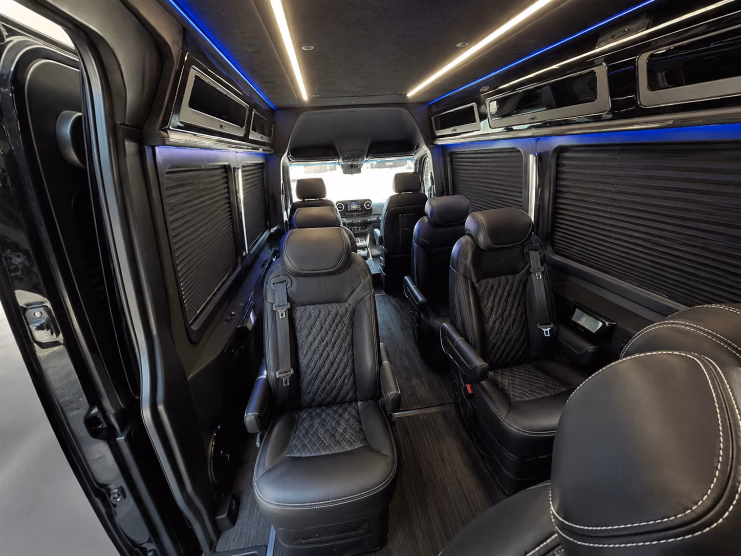 newton sprinter van with driver interior
